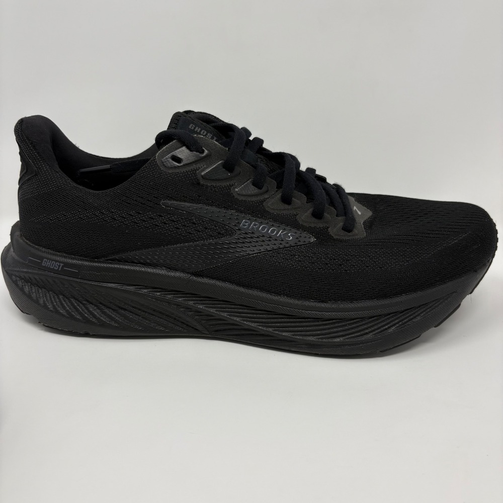 Brooks Ghost 17 Mens Size 9.5 2E Wide Black Athletic Running Shoes 1104422E020
